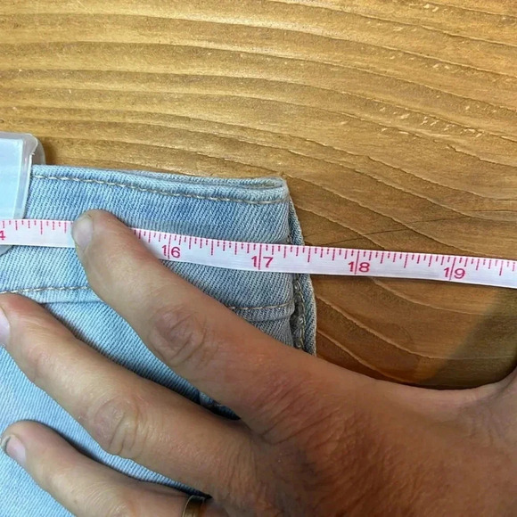 Gap women’s Jeans 12 Straight super crop light indigo streetwear Y2K denim retro - Picture 3 of 9